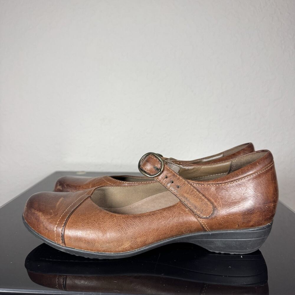 Read** Dansko Fawna Mary Jane flats Brown Leather 37